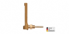 Nhiệt kế thủy tinh dạng vuông góc 90o V-sharp, Form B, G 1/2, 150 x 36